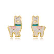 Brinco Lhama de Semijoia