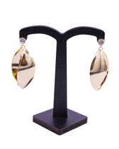 Brinco Liso De Chapa Folheado a Ouro18K Brinco Liso De Chapa Folheado a Ouro18K