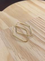Brinco Losango Ouro 18k Brinco Losango Ouro 18k