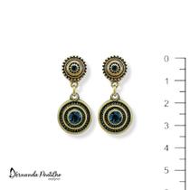 Brinco Mandalinha Azul Marinho - 11839