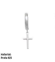 Brinco Masculino Cruz Pingente Justin - 1 peça - Old Gold Brinco Masculino Cruz Pingente Justin - 1 peça - Old Gold