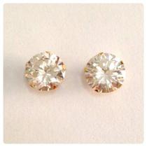 Brinco Masculino Ponto D Luz 10mm Joia Ouro 18k Certificado