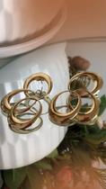 Brinco max dourado lolas feminina tamanho p Brinco max dourado lolas feminina tamanho p