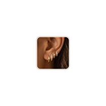 Brinco Maxcate Banhado a Ouro 14k Hipoalergênico com Zircônia Brinco Maxcate Banhado a Ouro 14k Hipoalergênico com Zircônia