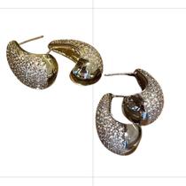 Brinco Meia Lua Grande Prata Brinco Meia Lua Grande Prata