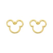 Brinco Mickey Banhado a Ouro 18k