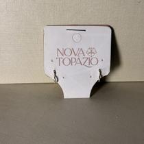 Brinco mine argola formato coração prata 925