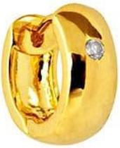 Brinco Mini Argola Com Um Ponto De Zircônia Antialérgico