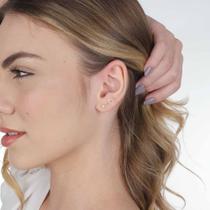 Brinco Mini Pérola Banhada a Ouro 18K