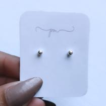 Brinco Mini Pérola com Tarraxa Baby