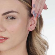 Brinco Mini Pérola Gota Banhado a Ouro 18K