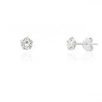 Brinco Mini Ponto De Luz - Prata 925