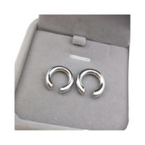 Brinco Minimalista Redondo Dourado, Clipe Geométrico Para Mulheres, Joia Punk Sem Perfuração