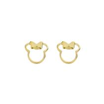Brinco Minnie Banhado a Ouro 18k Brinco Minnie Banhado a Ouro 18k