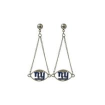Brinco New York Giants NFL Corrente C/ Pingente Metálico Brinco New York Giants NFL Corrente C/ Pingente Metálico