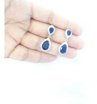 Brinco Noiva Pedra Zirconia Gota Debutante casamento festa Brinco Noiva Pedra Zirconia Gota Debutante casamento festa