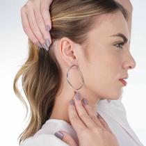 Brinco Orgânico Prateado