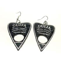 Brinco Ouija Preto com Glitter Feito em Resina