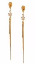 Brinco Ouro 18k 750 Adulto Estrela