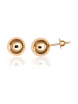 Brinco Ouro 18k 750 Bola 7mm