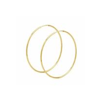 Brinco Ouro 18k Argola Fio 62 mm