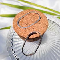 Brinco Oval Alongado 4.5 cm fio quadrado Prata 925