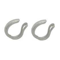 brinco par de piercing fake para conch em prata 925