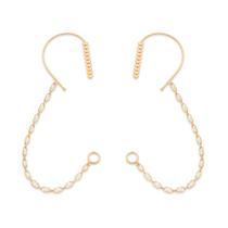 Brinco para fone de ouvido folheado PÉROLA 526993 Rommanel