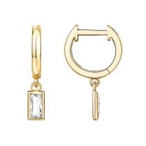 Brinco PAVOI 12 mm Banho de Ouro 14K Amarelo