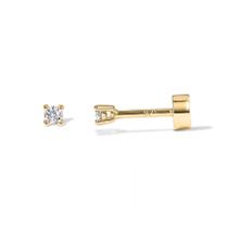 Brinco PAVOI 925 Prata com Banho de Ouro Amarelo 14K