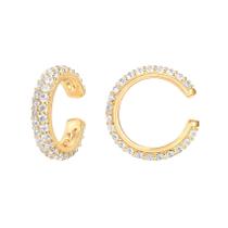 Brinco PAVOI de Prata Esterlina Banhado a Ouro 14K com Zircônia Cúbica Huggie