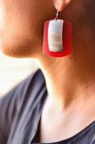 Brinco PEAD Vermelho com Aluminio