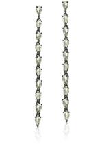 Brinco Pêndulo Zircônias Verde Água Brinco Pêndulo Zircônias Verde Água