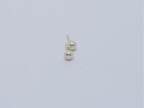 Brinco pérola banhado a Ouro 18k