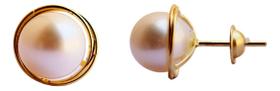 Brinco Perola Ninho 9mm Ouro 18k Brinco Perola Ninho 9mm Ouro 18k