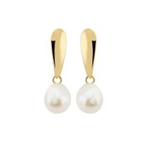 Brinco Pérola Ouro Dourado Elister B348PERO Brinco Pérola Ouro Dourado Elister B348PERO