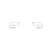 Brinco Piercing de Pressão Duplo
