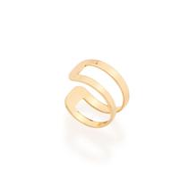 Brinco Piercing de Pressão Folheado a Ouro 18K com Garantia