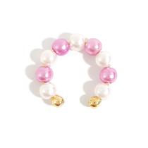 Brinco Piercing Fake de Bolinhas Coloridas Banhado
