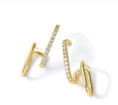 Brinco Piercing Folheado a Ouro - VX1300