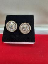 Brinco pizza banhado em Ouro 18k