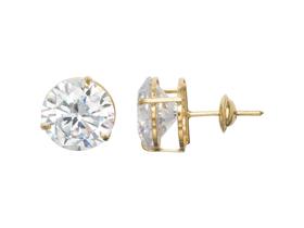 Brinco Ponto de Luz 7mm cacharia de Ouro 18k