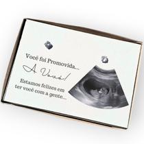 Brinco ponto de luz + Caixa Presente Revelação Avó Brinco ponto de luz + Caixa Presente Revelação Avó