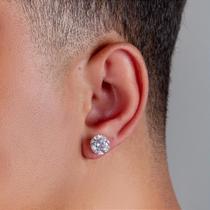 BRINCO PONTO DE LUZ PRATA 925 10mm