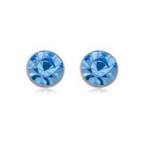 Brinco Ponto Luz Azulado Aço Inox