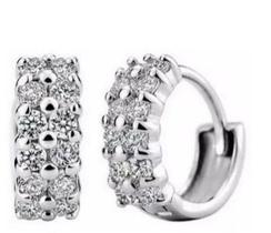 Brinco Prata 925 Aro Grosso Pequeno Delicado Lindo Moda Brinco Prata 925 Aro Grosso Pequeno Delicado Lindo Moda