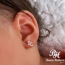 Brinco Prata 925 Cachinhos de Uva