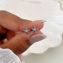 Brinco prata 925 estrela