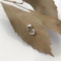 Brinco prata 925 golfinho