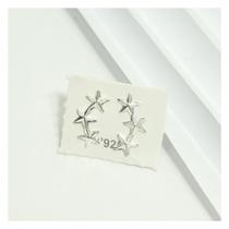 Brinco Prata 925 Legitima Earcuff 3 Estrelas Brinco Prata 925 Legitima Earcuff 3 Estrelas